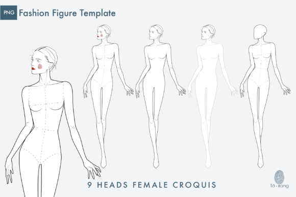 Download Female Fashion Figure/Croqui Templates - Male Collection