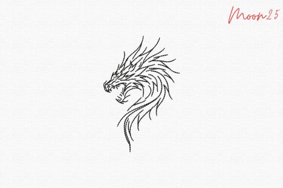 Download Dragon Head Tribal Crest Emblem - Premium Resources