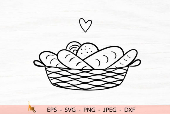 Download Bakery Svg Bread Logo Food Dxf Baguette - Logo Collection