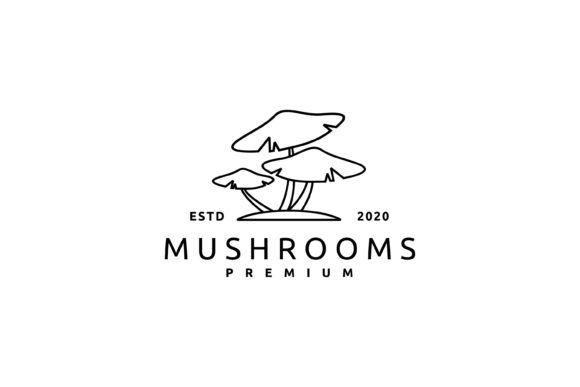 Download Mushroom Hipster Vintage Logo Vector - Logo Collection