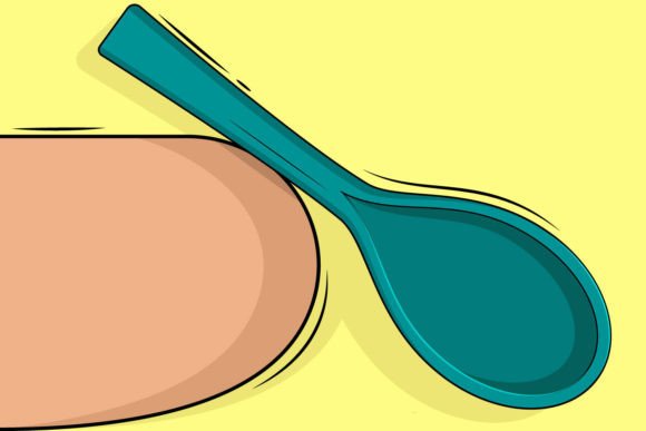 Download Spoon with Fresh and Healthy Bread Logo. - Logo Collection