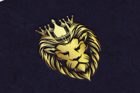 Download Crown Gold Lion Logo Company Premium - Logo Collection