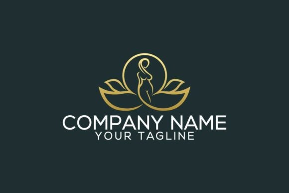Download Lotus Flower with Women, Feminine  Logo - Logo Collection