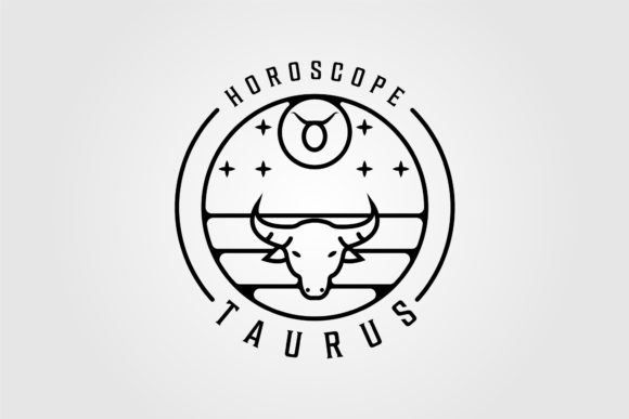 Download Bull Zodiac of Taurus Logo Line Art - Logo Collection
