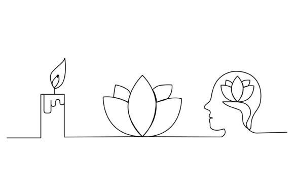Download Continuous Line Design of Spirituality - Design Collection