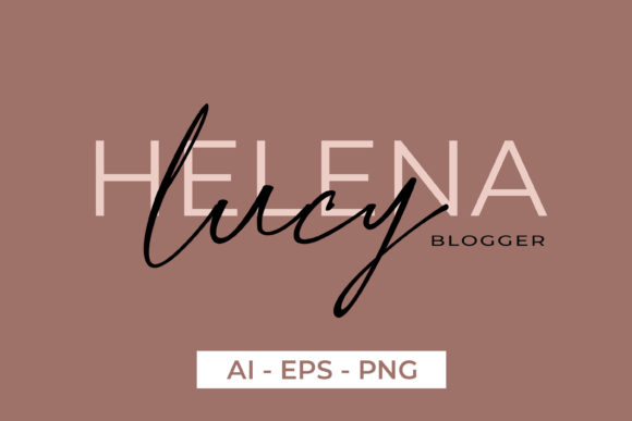 Download Feminine Logo Design, Script Logo - Logo Collection