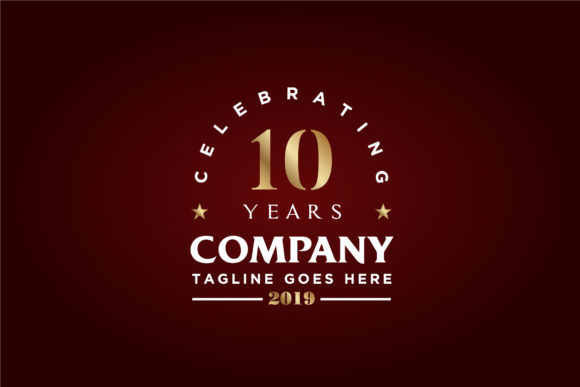 Download Anniversary 10th Celebrate Company Logo - Logo Collection