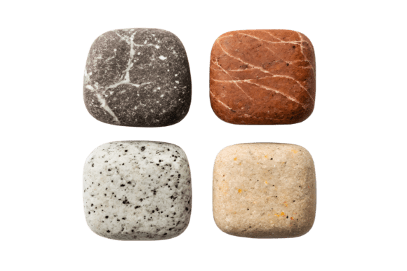 Download Four Smooth Rounded Stones PNG - Stone Collection