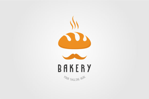 Download Mister Bakery Mustache Logo Design - Logo Collection