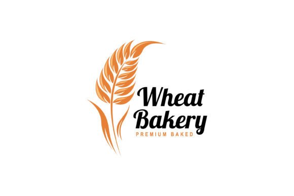 Download Wheat Bakery Logo Design Illustration - Logo Collection
