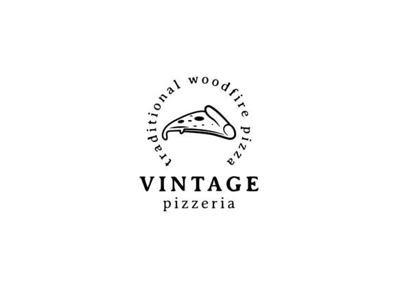 Download Slice Pizza Vintage Logo Design - Logo Collection
