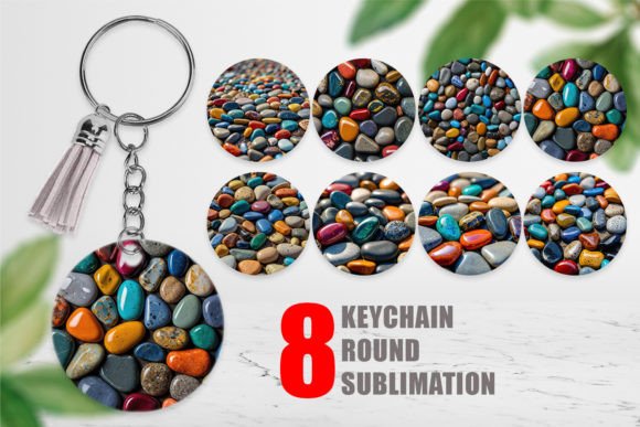 Download Keychain Colorful Stones - Stone Collection