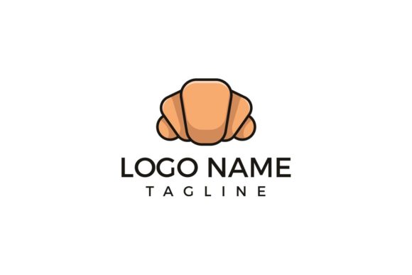 Download Croissant Bread Logo Illustration - Logo Collection
