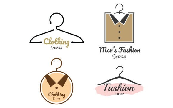 Download Vector Clothes Hanger Logo Template - Logo template Collection