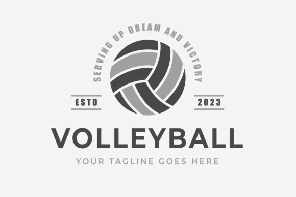 Download Emblem Badge Volleyball Champion Logo - Logo Collection