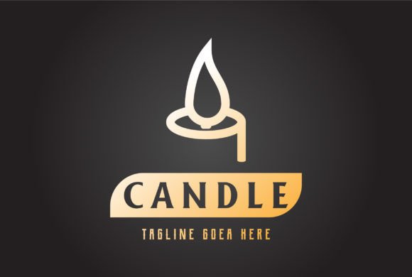 Download Luxury Candle for Spa Wellness Yoga Logo - Logo Collection