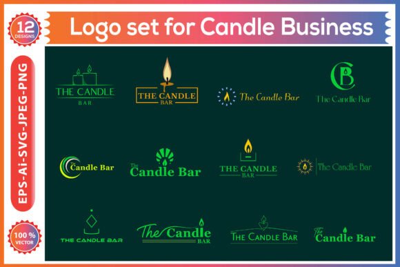 Download Logo Set for Candle Business - Logo Collection
