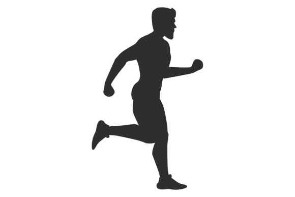 Download Sportsman Running Black Logo. Marathon a - Logo Collection