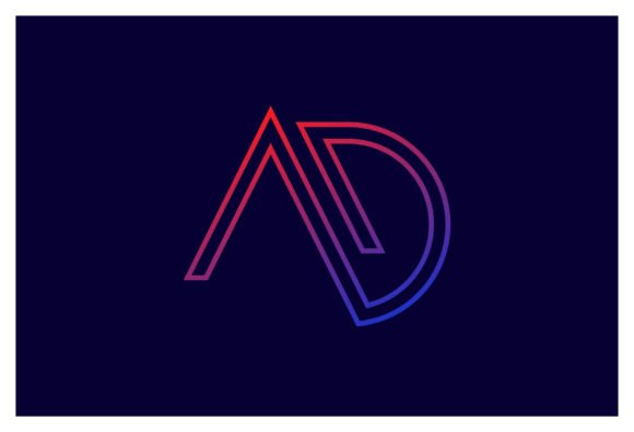 Download AD Initial Letters Business Company Logo - Logo Collection