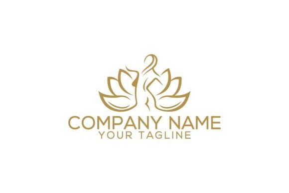 Download Lotus Flower with Women, Feminine  Logo - Logo Collection