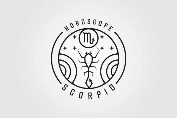 Download Scorpion Zodiac of Scorpio Logo Line Art - Logo Collection