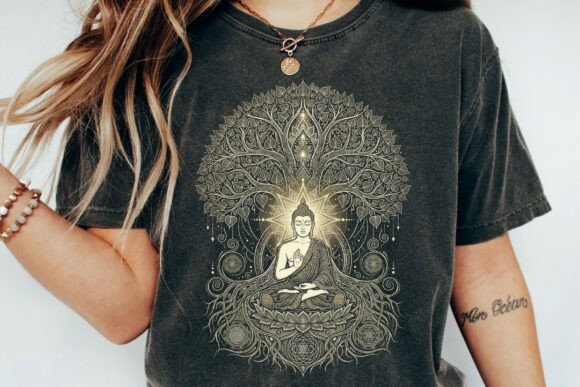 Download Golden Buddha Bodhi Tree Spiritual Art - Tree Collection