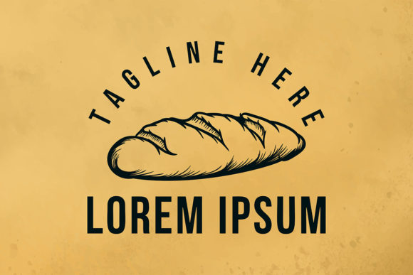Download Hand Drawn Bread Logo, Vintage Bakery Lo - Logo Collection