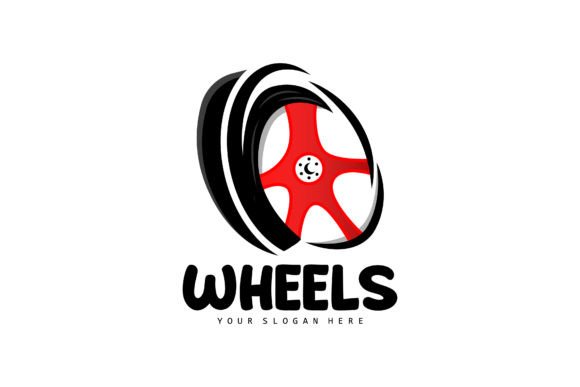 Download Tire Wheel Logo, Automotive Parts Vector - Logo Collection