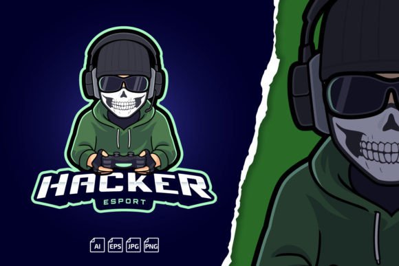 Download Hacker Gaming Esport Logo Template - Logo template Collection