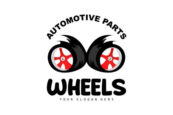 Download Tire Wheel Logo, Automotive Parts Vector - Logo Collection