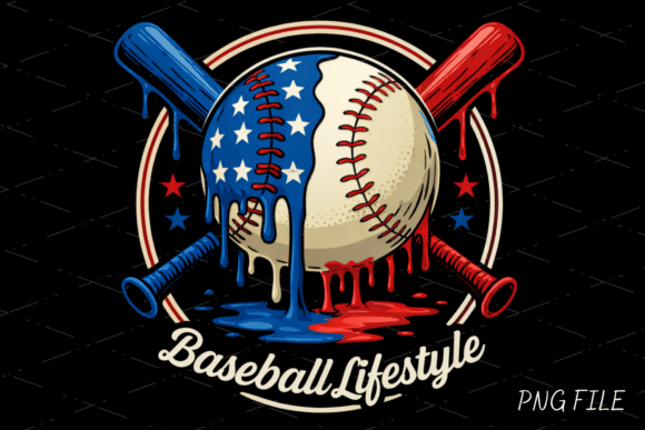 Download USA Baseball Lifestyle PNG Design - Design Collection
